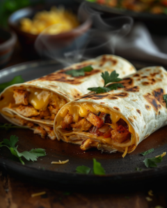 Read more about the article Cheesy Garlic Chicken Wraps (Crispy & Easy Dinner)