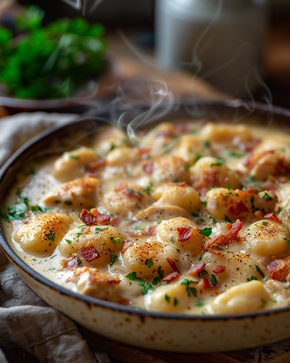 You are currently viewing Creamy Crack Chicken Gnocchi (Easy One-Pan Comfort Food)