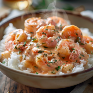 Read more about the article Creamy Garlic Butter Shrimp and Rice (Easy Dinner)