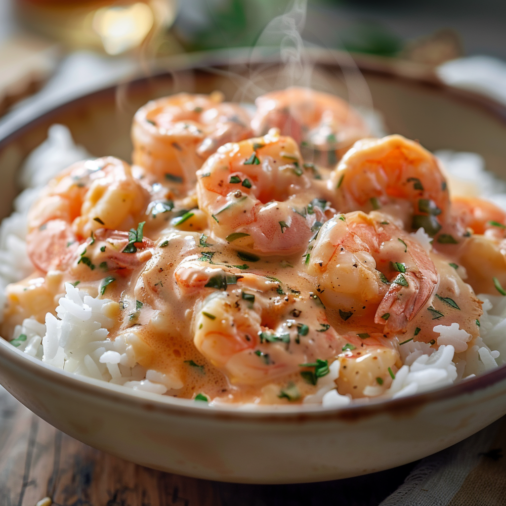 You are currently viewing Creamy Garlic Butter Shrimp and Rice (Easy Dinner)