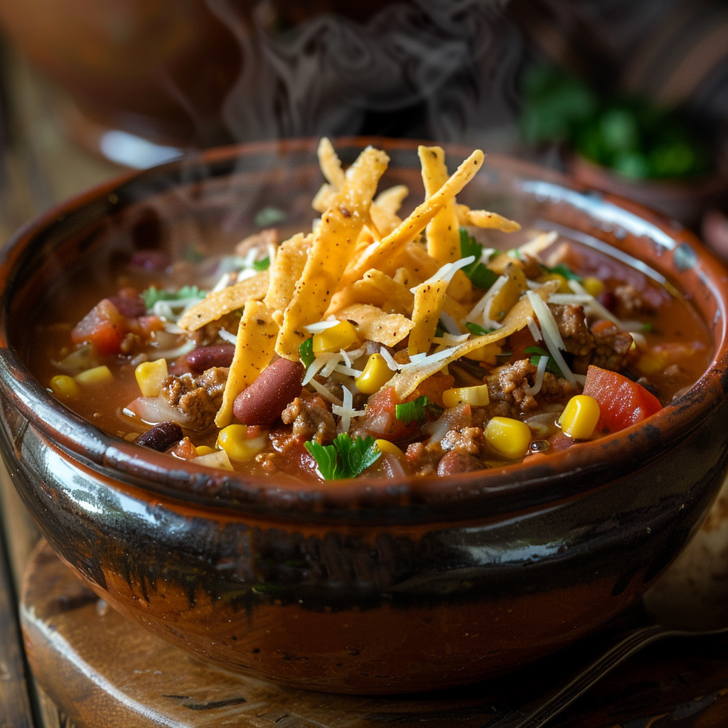 You are currently viewing Crock Pot Taco Soup (Easy Slow Cooker Dinner)