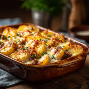 Read more about the article Hobo Casserole with Ground Beef (Easy Comfort Dinner)