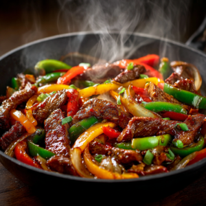 Read more about the article Pepper Steak with Bell Peppers and Onion (Easy Stir-Fry)