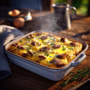 Read more about the article Sausage and Egg Casserole (Easy Make-Ahead Breakfast)