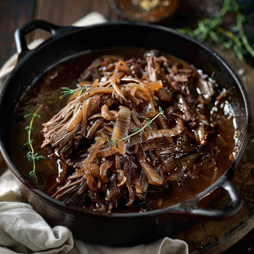 You are currently viewing Comforting French Onion Pot Roast (Tender & Flavorful)