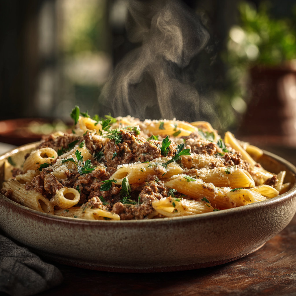 You are currently viewing Creamy Beef Pasta (Ultimate Cozy Dinner Recipe)