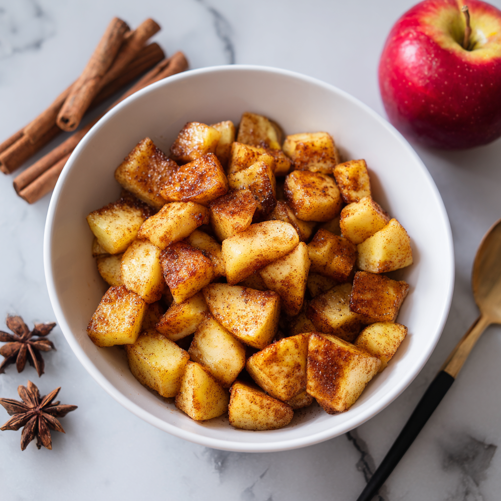 You are currently viewing Air Fryer Apples – Warm, Easy, and Naturally Sweet