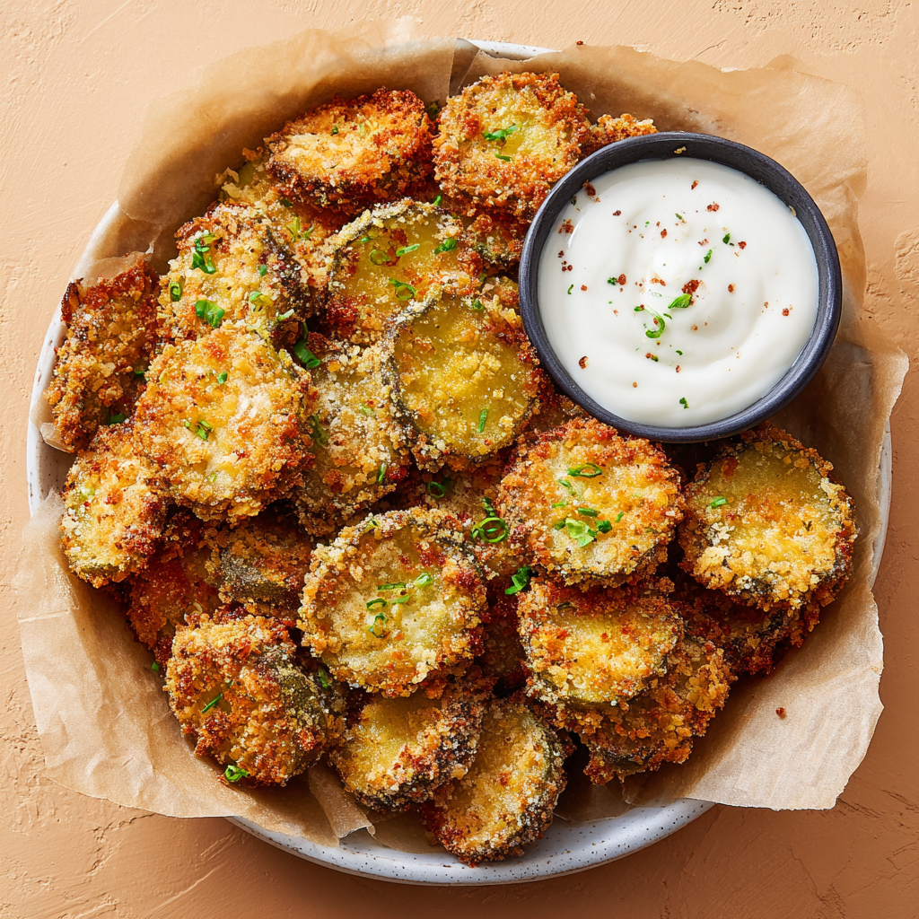 You are currently viewing Crispy Air Fryer Fried Pickles – Easy Game Day Appetizer