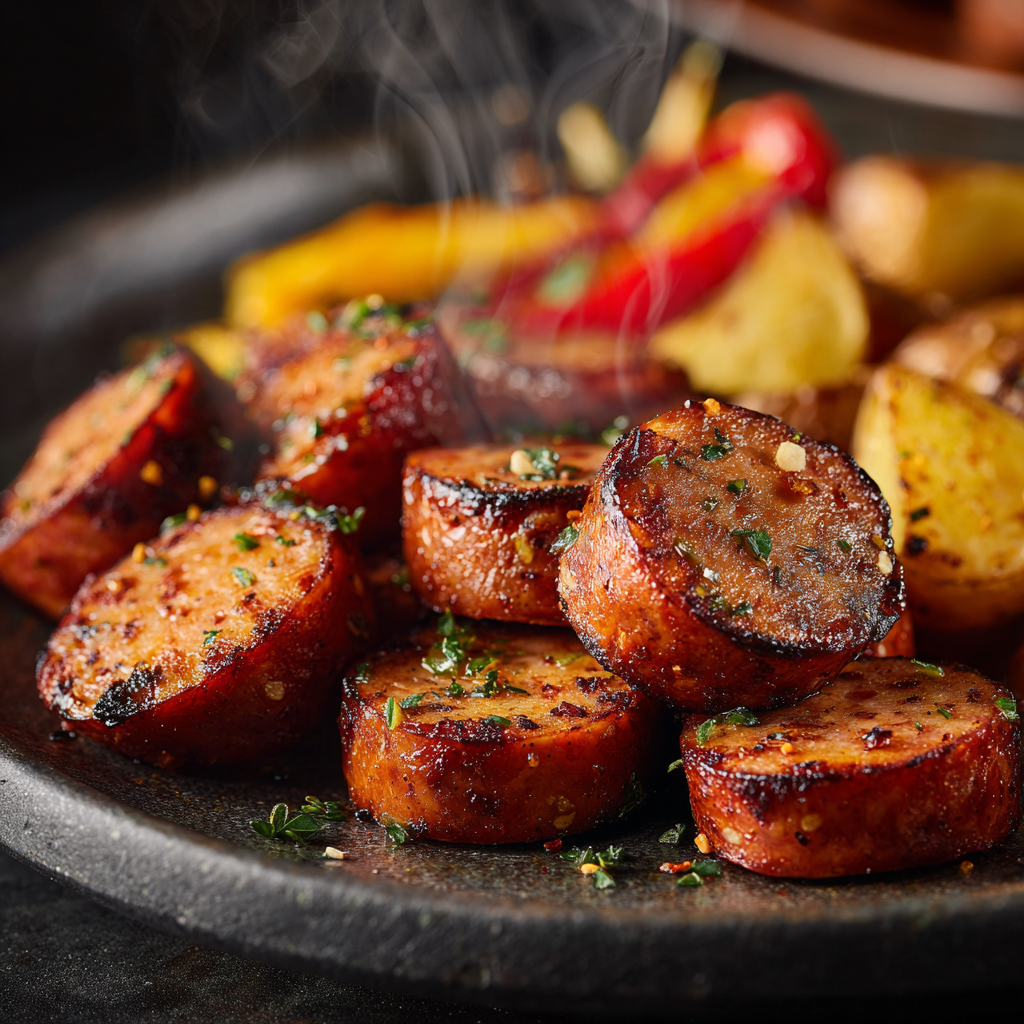 You are currently viewing Crispy Air Fryer Smoked Sausage – Quick & Flavorful